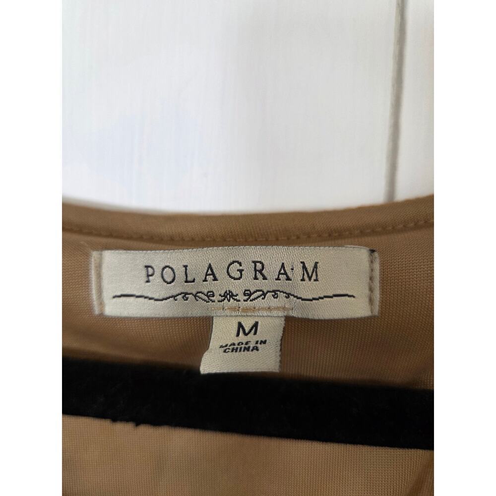 POLAGRAM Mustard Yellow Maxi Dress Medium - Picture 3 of 9
